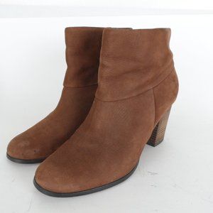 Cole Han Nike Air Cassidy Brown Booties Leather